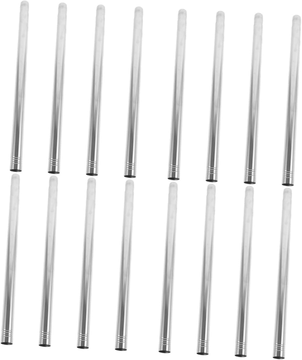 STOBAZA 16pcs Replacement Mop Pole for Floor Cleaning Stainless Steel Rod Mop Handle