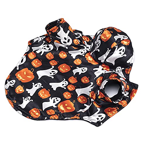 Mogoko Halloween Dog Costumes Pumpkin Ghost Puppy Cloak Cat Appearal Cute Dog Sweater Pet Puppy Small Dog Kitten Hoodie For Halloween Chritsmas Festival Cosplay Party Size L #TOP7