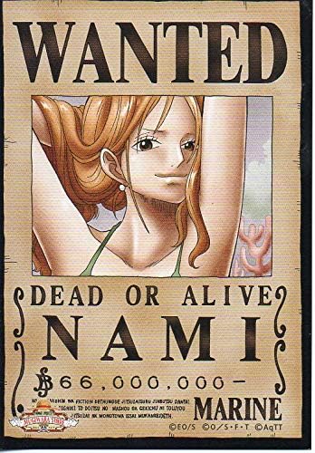 Amazon ワンピース 手配書 ブロマイド ナミ 新世界 アニメ 萌えグッズ 通販