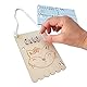 nagu® Füchsin. Holzwimpel-Girlande mit dem Namen des Babys zum Aufhängen an der Tür oder als Wanddekoration im Kinderzimmer. Personalisierte Plakette für Jungen oder Mädchen, ideal als Geschenk