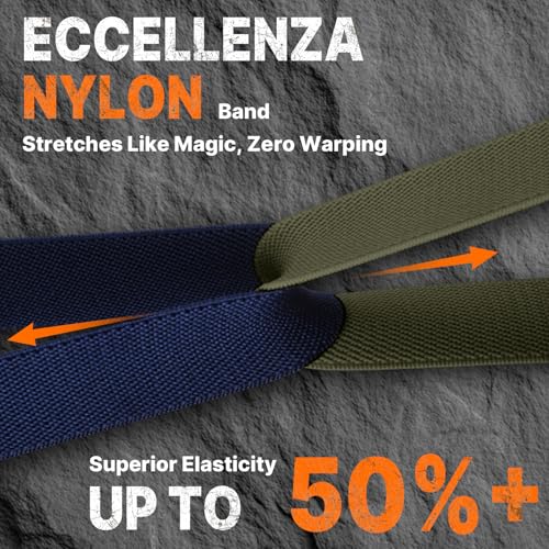 Image of Fullmosa 2-Pack Sport Nylon Strap for Apple Watch 42(S11 /10) 41 40 38mm | Adjustable Breathable Stretch Bands for iWatch SE3 /2 /1 Series 9 /8 /7 /6 /5 /4 /3 /2 /1, Suitable for Men Women