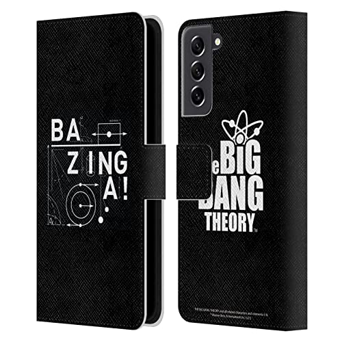 Housse Bazinga Galaxy S21 FE 5G Étui Cuir Multi-Support Antichoc