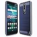 Nokia 3.1 Plus Case(US Version), Sucnakp TPU Shock Absorption Cell Phone Cases Technology Raised Bezels Protective Cover for Nokia 3.1+ Case（Blue）
