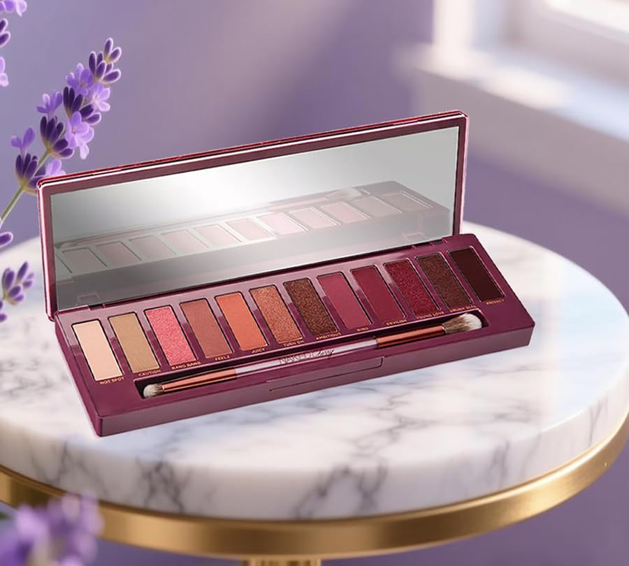 Generic Naked Cherry Eyeshadow Palette 12 Colors, Full Size