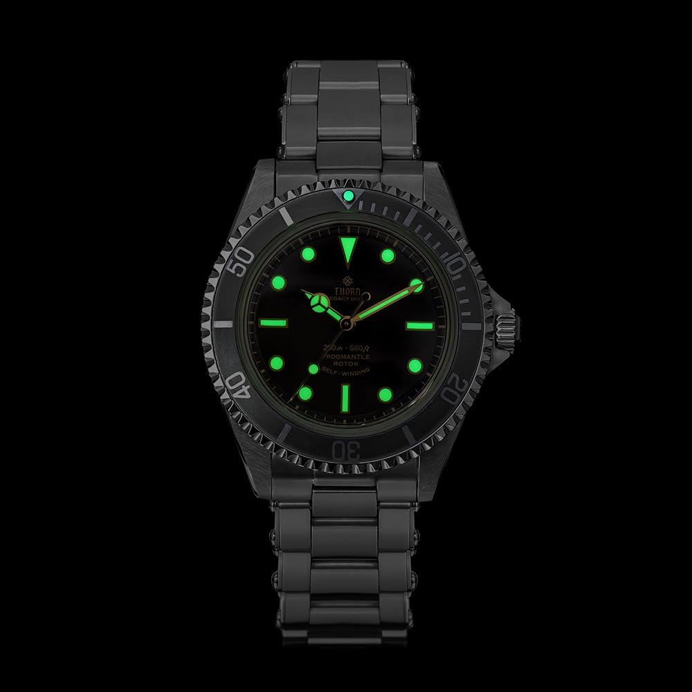 Thorn T023 V2 Diver męski zegarek PT5000 automatyczny mechaniczny zegarek na rękę szafirowy wodoodporny vintage luksusowe zegarki