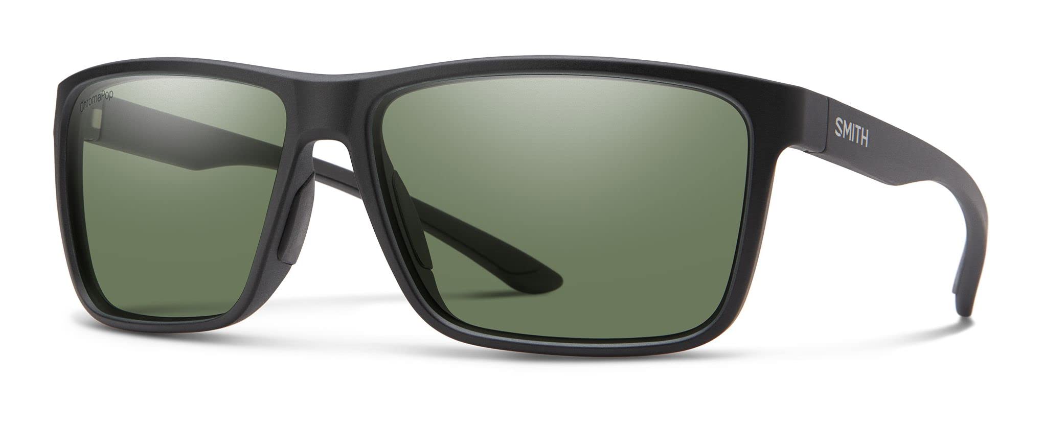 Smith Riptide Active Sunglasses - Matte Black | Chromapop Polarized Gray Green