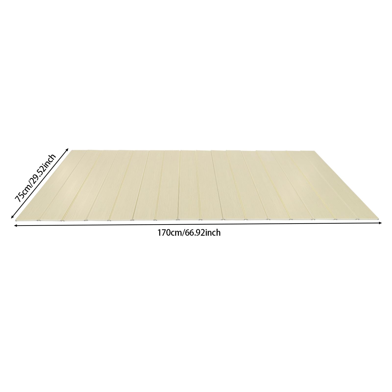 Housse de baignoire pliable, jaune, 170 x 75 cm, en PVC, capacité de charge jusqu'à 5 kg, couverture de baignoire moderne, pliable et peu encombrante, conservation de la chaleur et protection contre