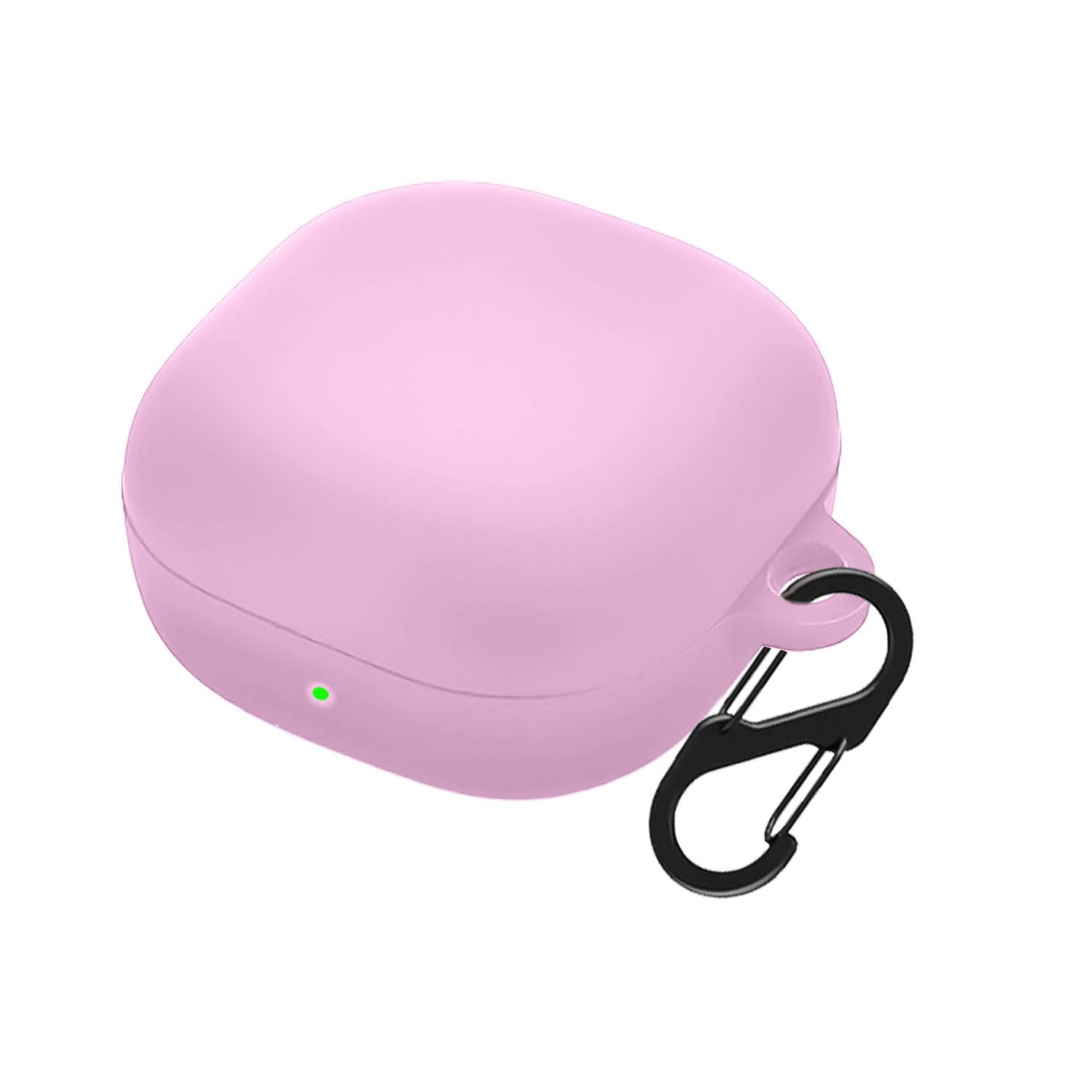 Anvique Galaxy Buds Case with Carabiner, Compatible with Core 2025, FE 2023, Buds2 Pro 2022, Buds 2 2021, Pro 2021, Live 2020, Shock Proof (Pink)-image-24