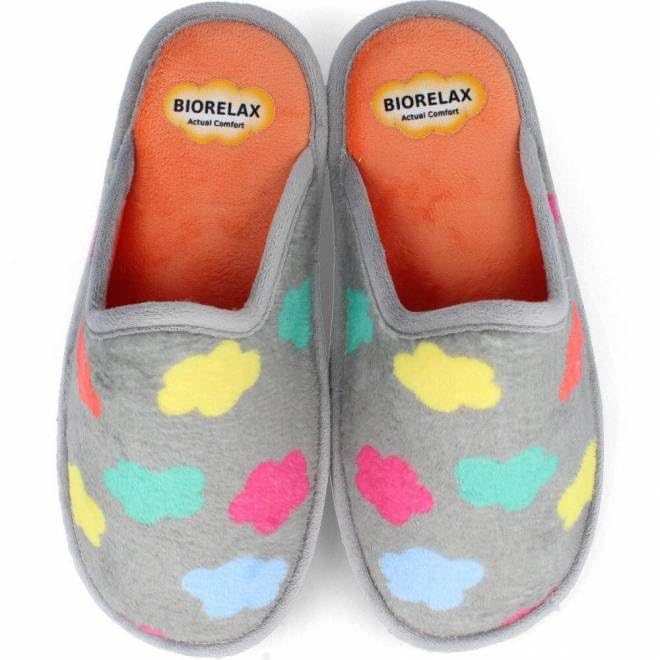 Zapatillas Biorelax - Mujer Nubes en Gris - Gris, 38