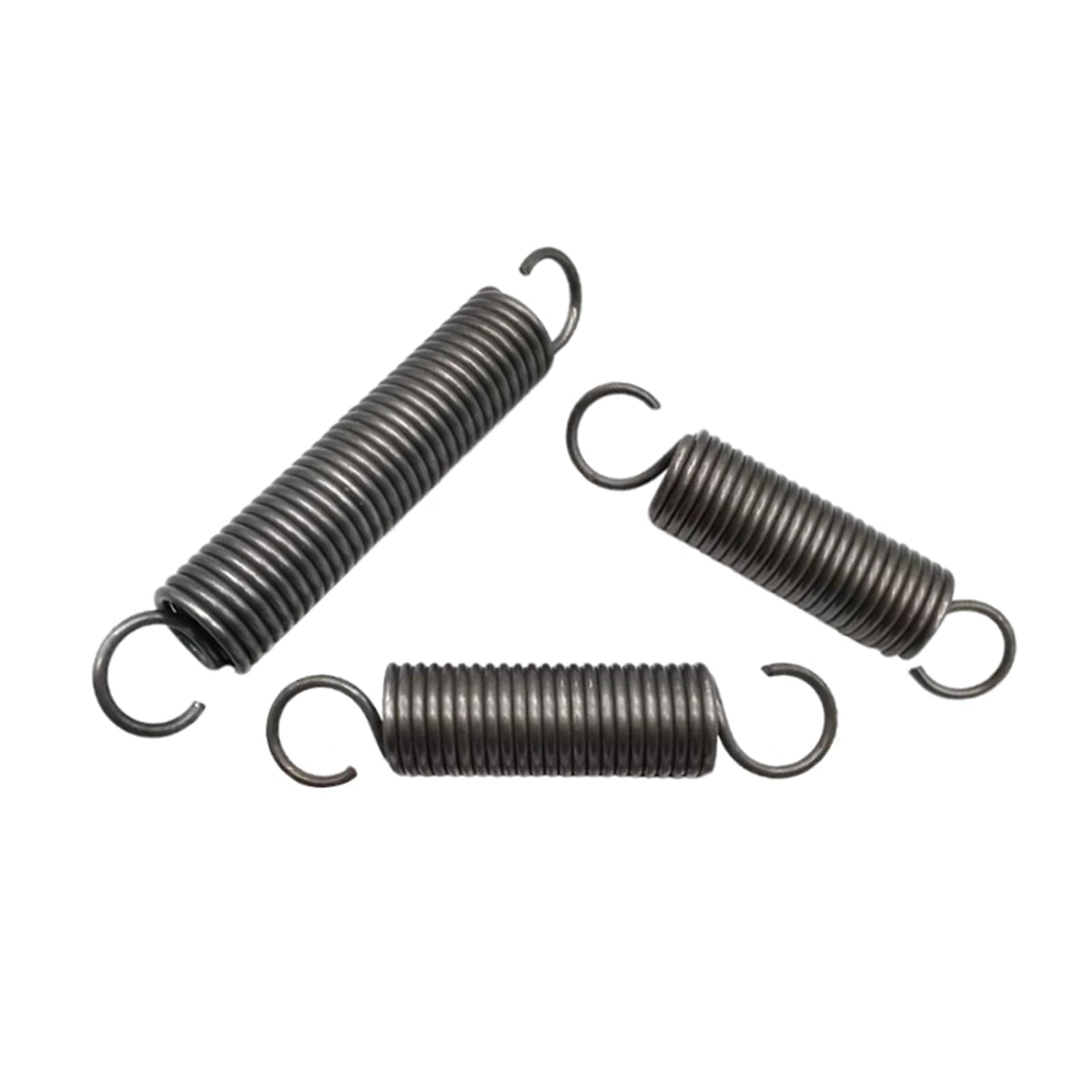 2pcs Ressorts d'extension crochet S ouvert, WD 4mm, OD 41mm, L 400mm