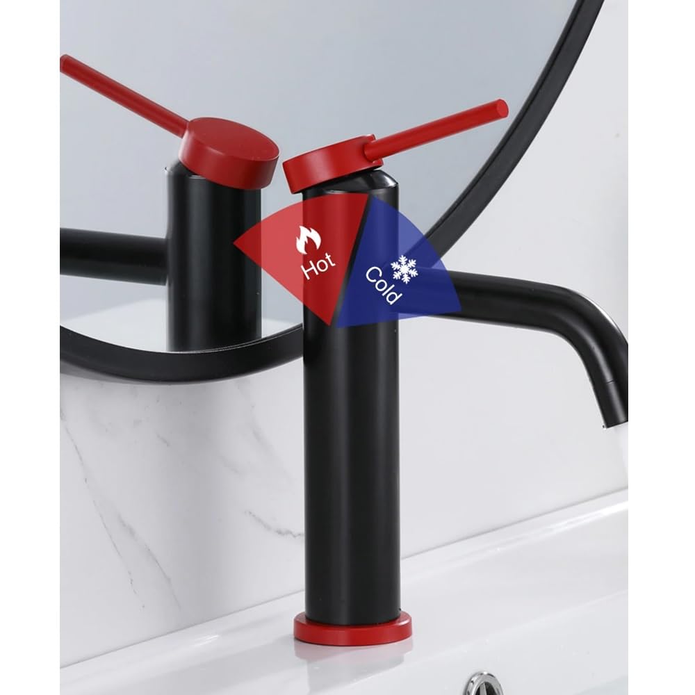 Grifo Mezclador Monomando Para Lavabo - Acero Inoxidable Cepillado, Alta Presión, Fácil Instalación, Ideal Para Baño O Cocina
