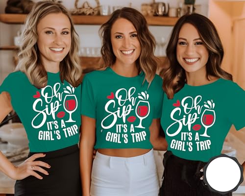 Image of Girls Trip Shirts for Women 2026 Girl Vacation Weekend Matching Tshirts Summer Vacay Mode Graphic Tees