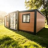 Casa de contenedores expandible móvil prefabricada de 20 pies y 40 pies