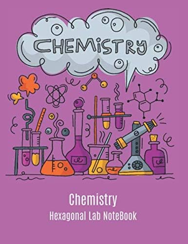 Chemistry Lab Notebook: Small Hexagonal Graph Paper - Hexagons Composition Notebook, 100 Pages 1/4 inch, 8.5 x 11 Inches (Radiand Orchid Violet Cover) ... Organic Chemistry and Notebook for Science.