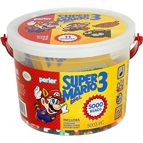 Perler Craft Bead Bucket Activity Kit, 5003 pcs, Super Mario Brothers - 80-42947 Cover