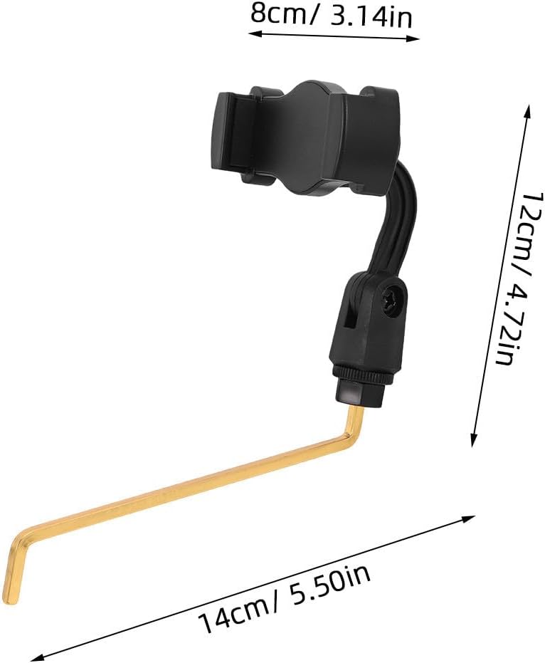 Saxophone Phone Support Clip Stand for Alto and Tenor Instruments