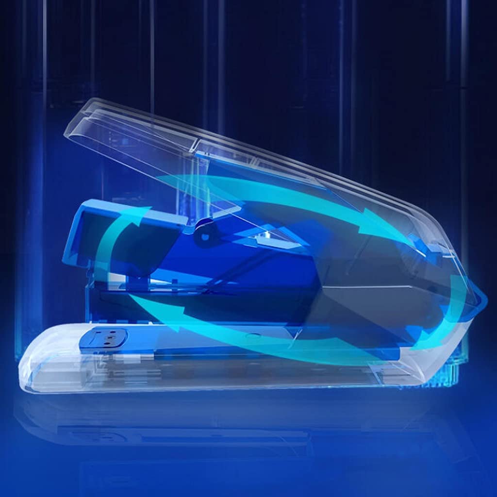 Hefter, Manueller Hefter for den Heimgebrauch, Standard-Desktop-Hefter, Touch-Heftung, leicht zu ladender ergonomischer, 40-Blatt-Kapazität, multifunktional