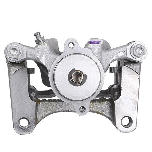Image of Detroit Axle - Rear Brake Calipers with Brackets Replacement for Chevrolet Equinox Malibu GMC Terrain - 2pc Set
