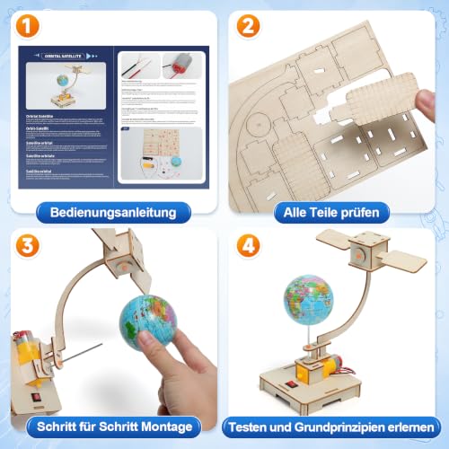 ADUSRIZ Weltraum Experimentierkasten ab 8+, Experimente für Kinder ab 8-14 – Ansicht 3