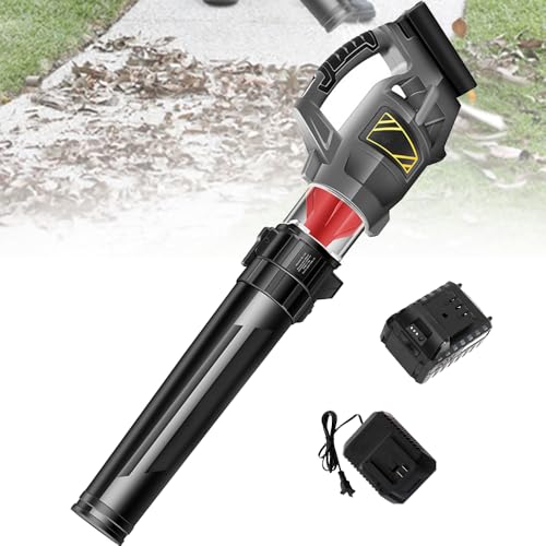 Souffleur à feuilles à main avec moteur sans balais et batterie pour allée extérieure