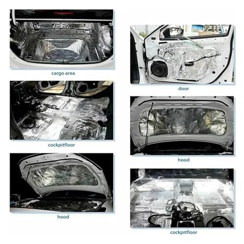 Aislante de ruido para capó con espuma de aluminio térmica autoadhesiva 7