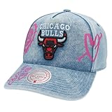 Mitchell & Ness NBA Painted Love Pro Snapback Gorra Chicago Bulls Denim