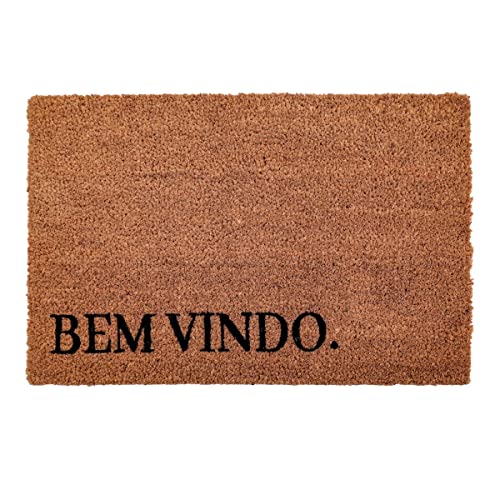 Tuut, Linha Decoração, Capacho Antiderrapante Bem Vindo, 60x40cm