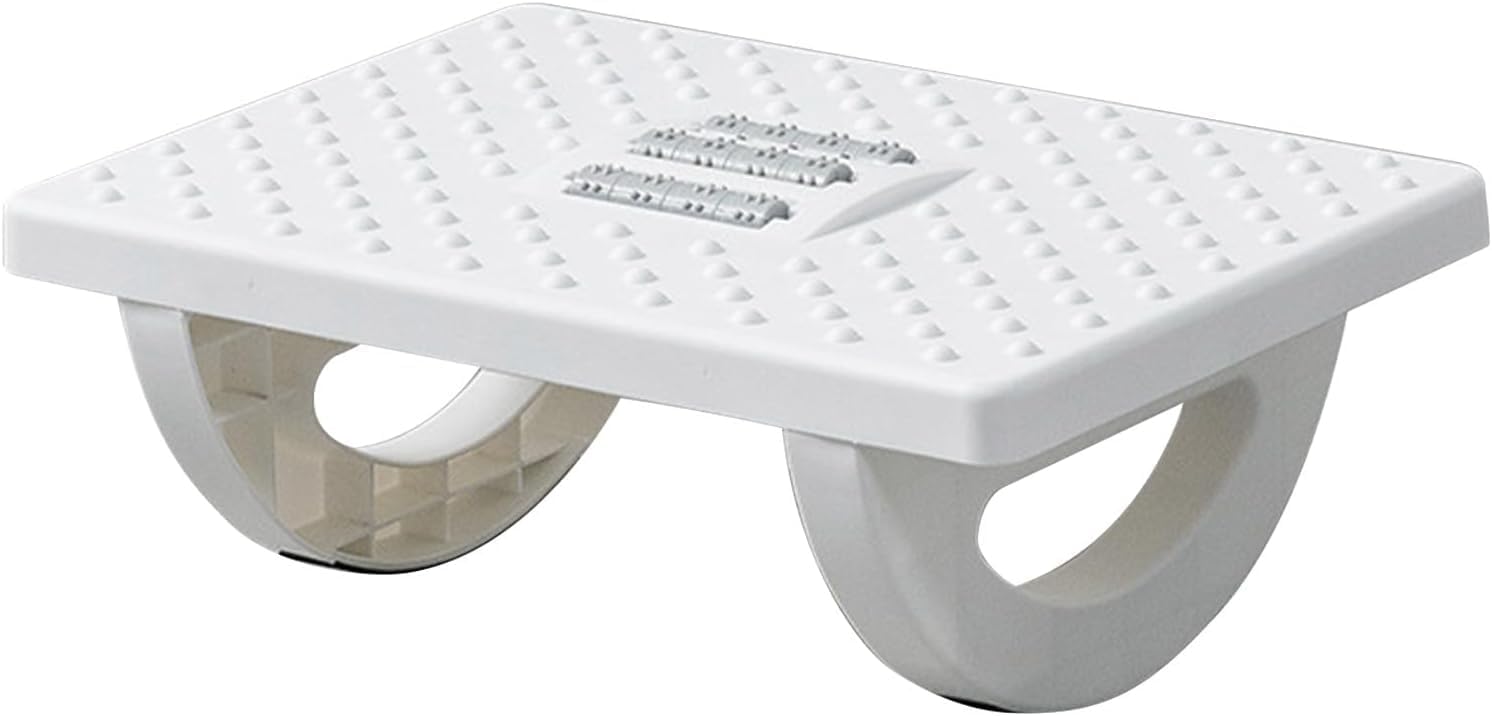 adjustable foot rest Under Desk, Larger Size Office Desk Footrest, Rocking Foot Nursing Stool, Rocker Balance Board for Posture Support, Office and Home Use.