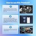 CarPlay USB Adapter for Mercedes Benz AMG SLK SLC R170 R171 R172 SLK 55 32/SLK 350 280 250 200, 2-in-1 Plug & Play Adapter Converts Wired CarPlay to Cable-Free CarPlay, Fast Auto-Connect, No Delay