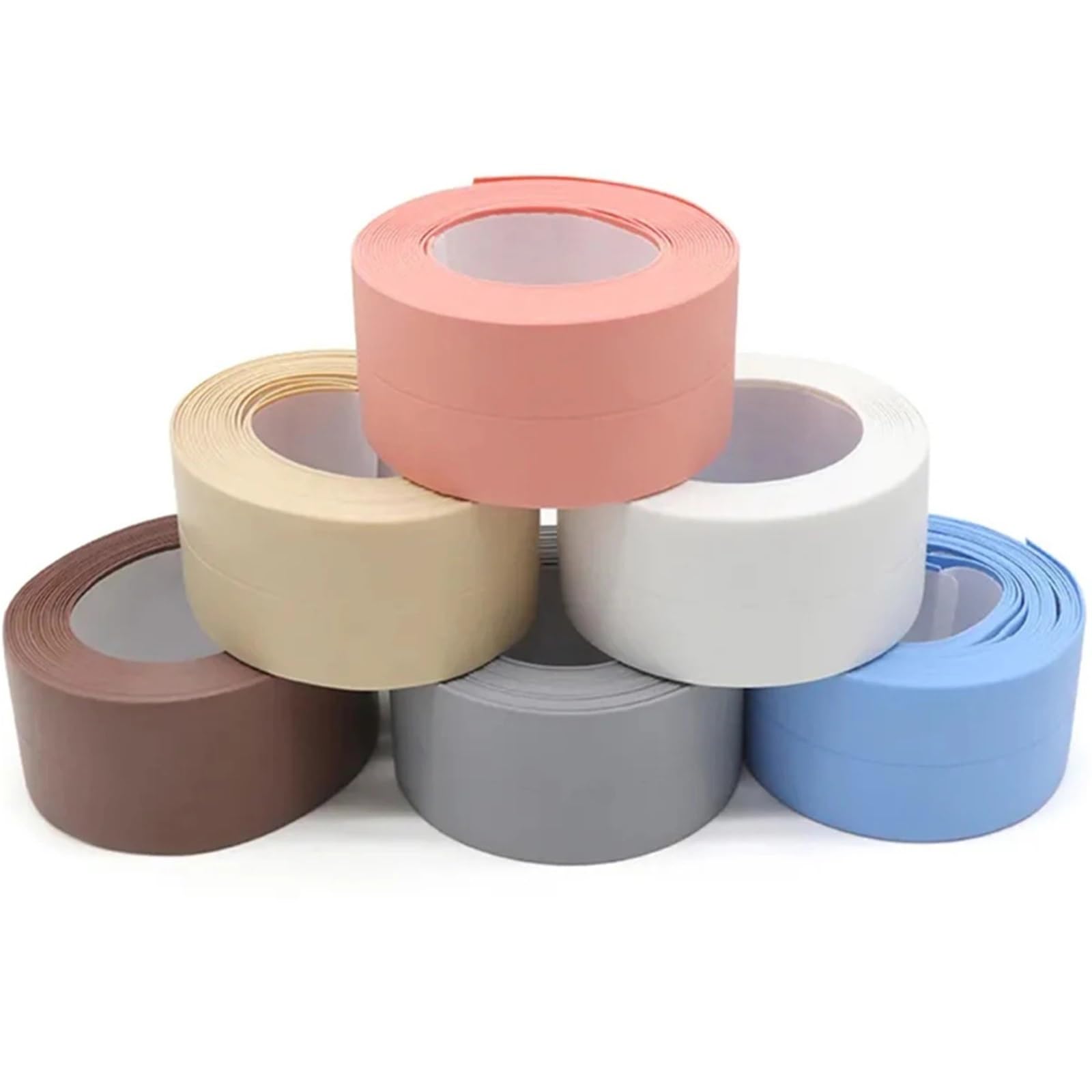 Nastro sigillante, 2 Rotoli di Nastro da Bagno 3, m Disponibili for sigillare la Cucina, Linea angolare della Parete del WC(Yellow)