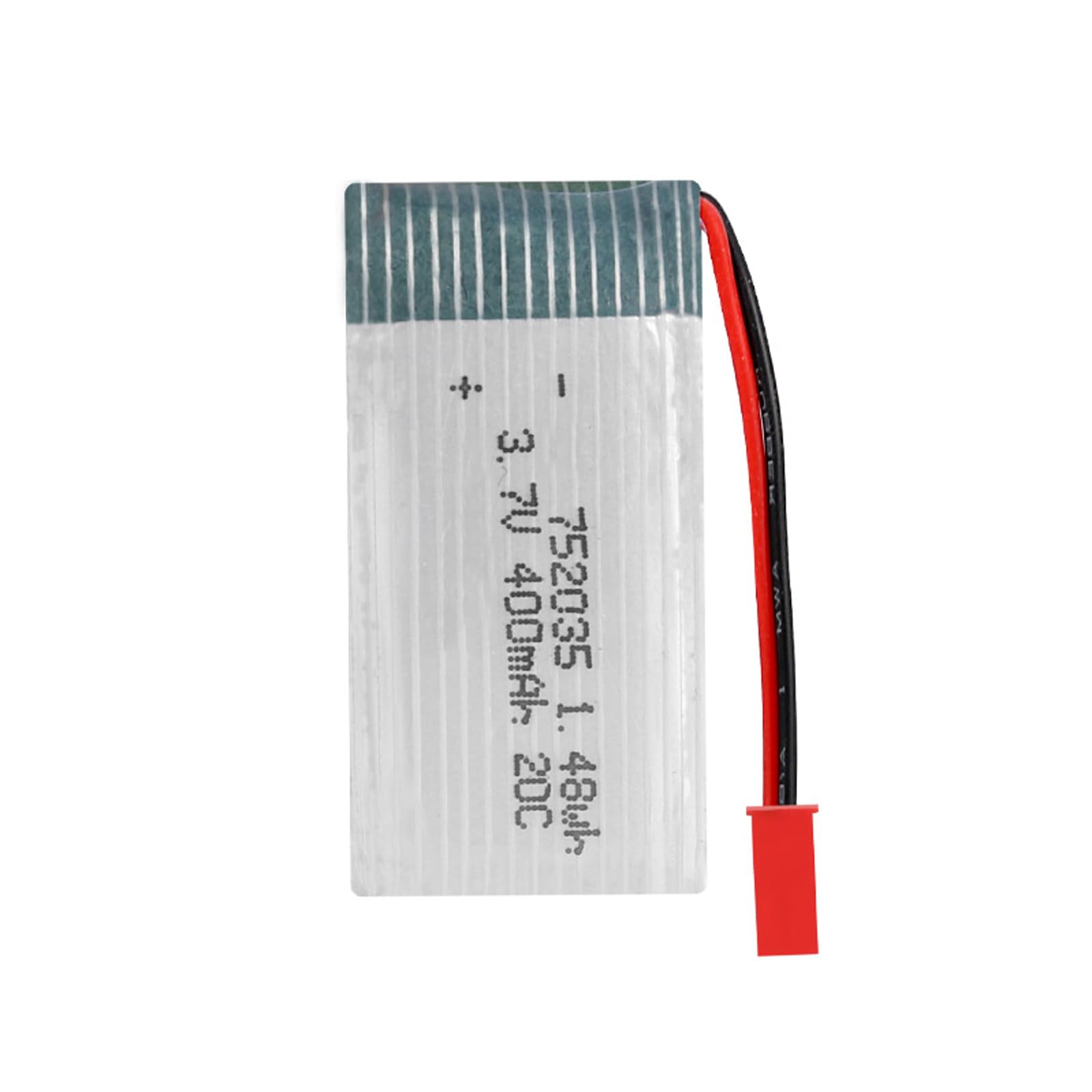 Amazon.co.jp: リチウムポリマーバッテリー 3.7V 400mAh 752035 20C