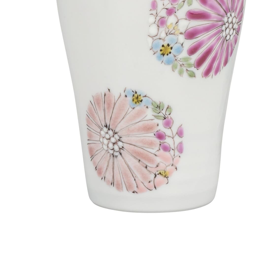 Amazon｜九谷焼いわたや『九谷焼』ペアフリーカップ 華 色絵 遊 K8