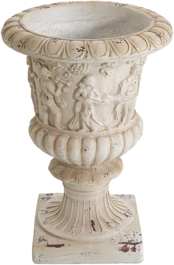 Garden Urn Planter with Classic Design for Outdoor Patio and Lawn Decor