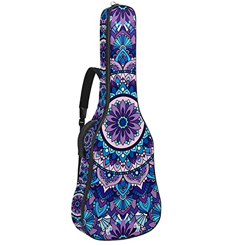 Housse de guitare imperméable avec fermeture éclair renforcée style indien