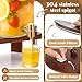 FillTouch 2 Pack 5 Gallon Glass Drink Dispenser with Acacia Wood Stand and Lid, Large Glass Beverage Dispenser with Spigot Perfect for Juice, Tea, Sangria, Lemonade, Weddings, Party, Outdoor Events