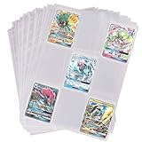【Hohe Kapazität】Sammelkarten mit doppelseitiger Aufbewahrungskarte, Eine Seite Pro 18-Pocket. Die Kapazität der von uns bereitgestellten Kartenhüllen beträgt 540/900/1080 Karten. Die Loseblatt-Kartenhüllen können jedem empfohlen werden, der häufig die Umschläge wechselt.