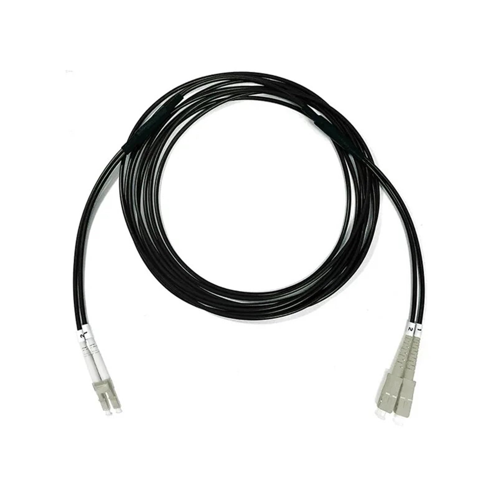 Latiguillo de Fibra óptica blindado OM4, 2 núcleos, 1-100 m, 50 m, 20 m, 30 m, 10 m, 2C, SC, LC, FC, ST, 3 mm, multimodo, 2 Fibras, Puente de Fibra óptica for Exteriores(SC-SC 3-m 10pcs)