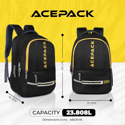 Image of ACEPACK Adventure 20L Backpack - Lightweight & Durable Polyester Bag for Work, Travel & School with Breathable Mesh Padding