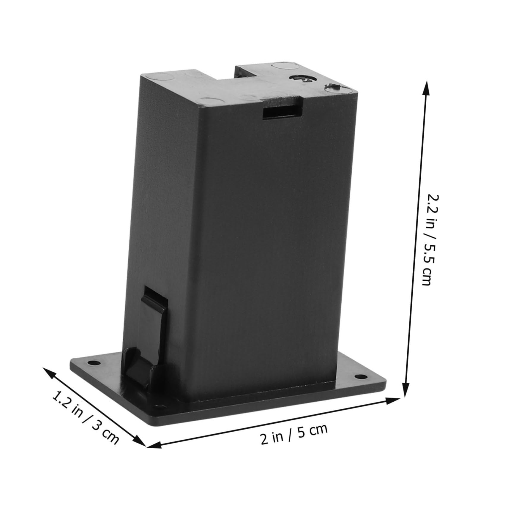 Toddmomy 3Pcs Guitar Pickup Battery Case Holder Durable Battery Box for Active Guitar Lightweight Design Easy Installation for Guitarists and Musicians