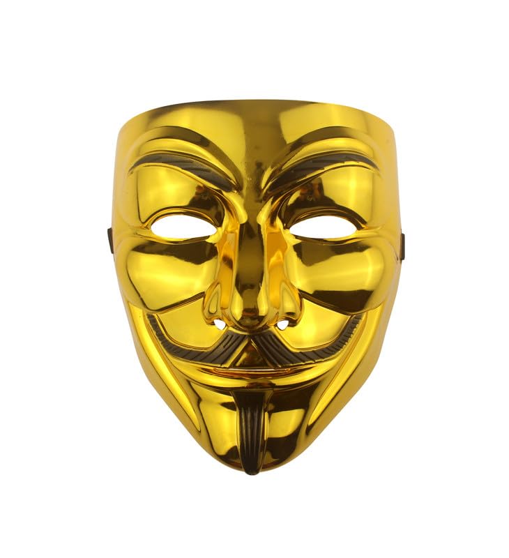 Udekit Hacker Anonymous Mask V For Vendetta Mask For Kids Women Men Halloween Party Costume Cosplay โ image 1