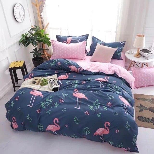 Comforters Quality Fabrics and Comfortable Bed Sheet king size Home Bedding set Cozy Bedrooms covers Set (Q21)