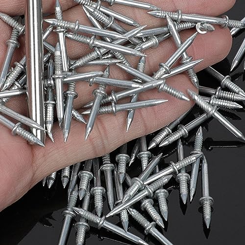 300 Piezas Clavos de Doble Cabeza para Construcción de Muebles y Cabeceras miniatura 6