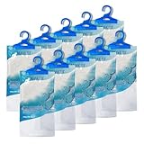 MAVORI 10er Set XL Luftentfeuchter zum Aufhängen I Luftentfeuchter Beutel I Entfeuchter Schrank und Feuchtigkeitsabsorber für Räume gegen Feuchtigkeit, Schimmel und Gerüche I bis zu 500ml je Beutel