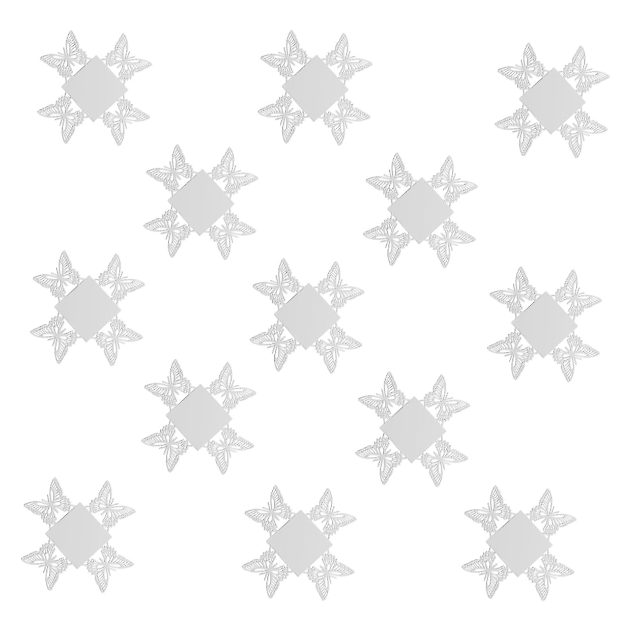 GRIRIW Unique Butterfly Cupcake Cups 100pcs Paper Candy Wrappers for Wedding Party Decorations