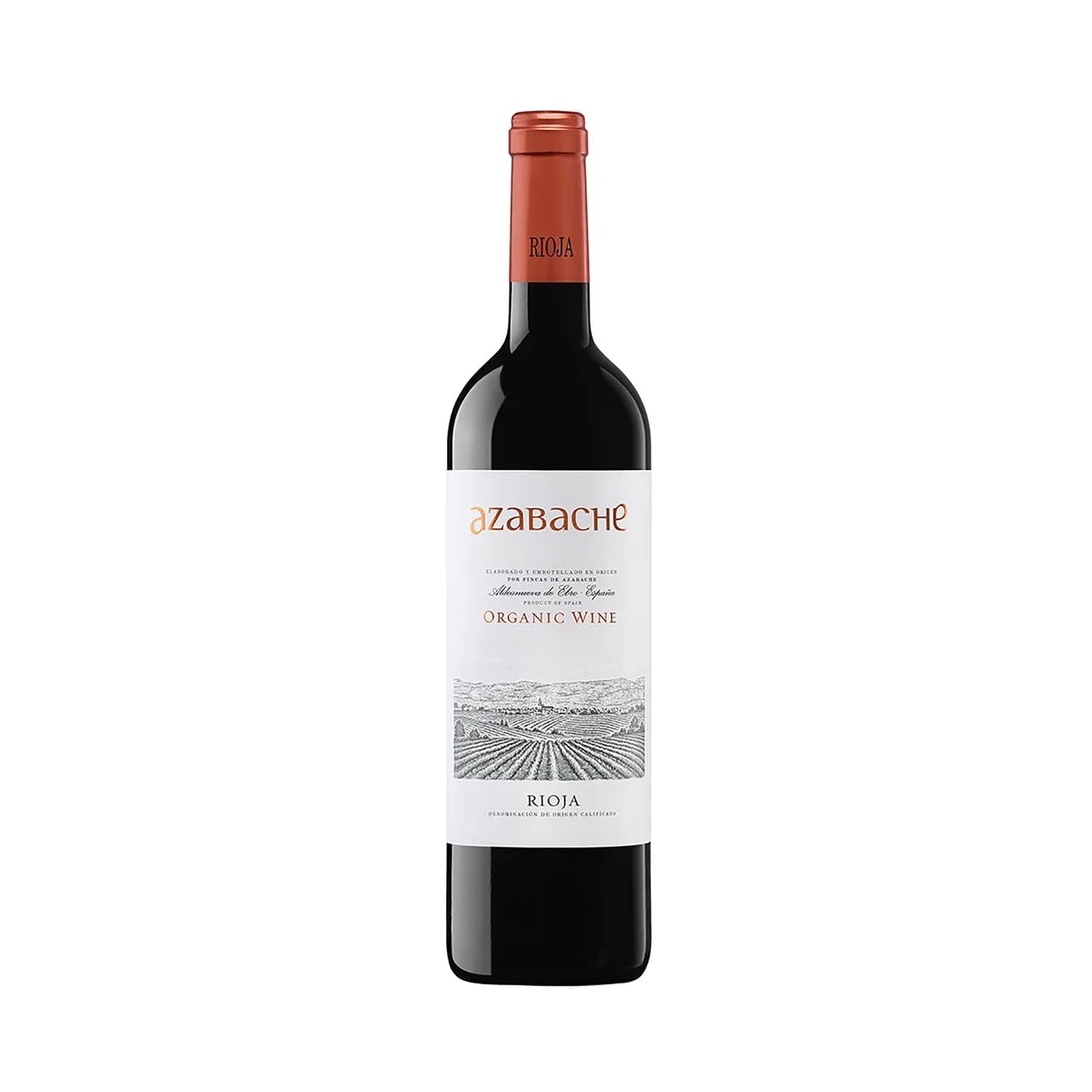 AZABACHE Junger und ökologischer Rotwein mit Herkunftsbezeichnung D.O. Ca. Rioja AZABACHE Flasche 75 cl. 4er Pack