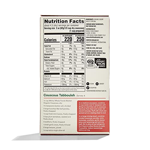 365 By Whole Foods Market, Organic Couscous, 10 Ounce #TOP1
