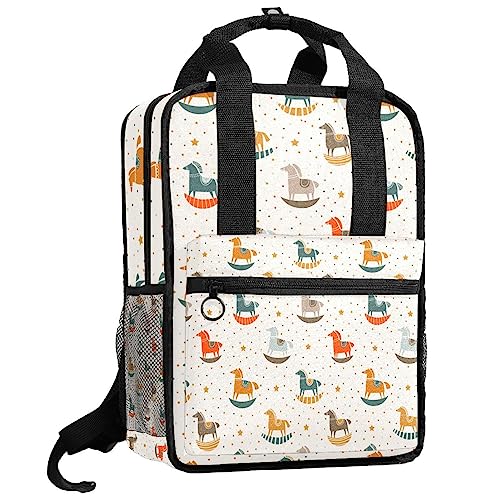 Sac à dos en bois garçons multicolore 14x10.2x4.7 in avec bretelles réglables enfant