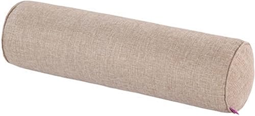 Almohada redonda de cilindro cervical con funda extraíble lavable, diseñada ergonómicamente para cabeza, cuello, espalda y piernas. Ideal para