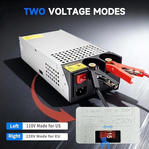 Image of 110V AC to DC 24V Converter 120V to 24V 62.5A 1500W Power Supply