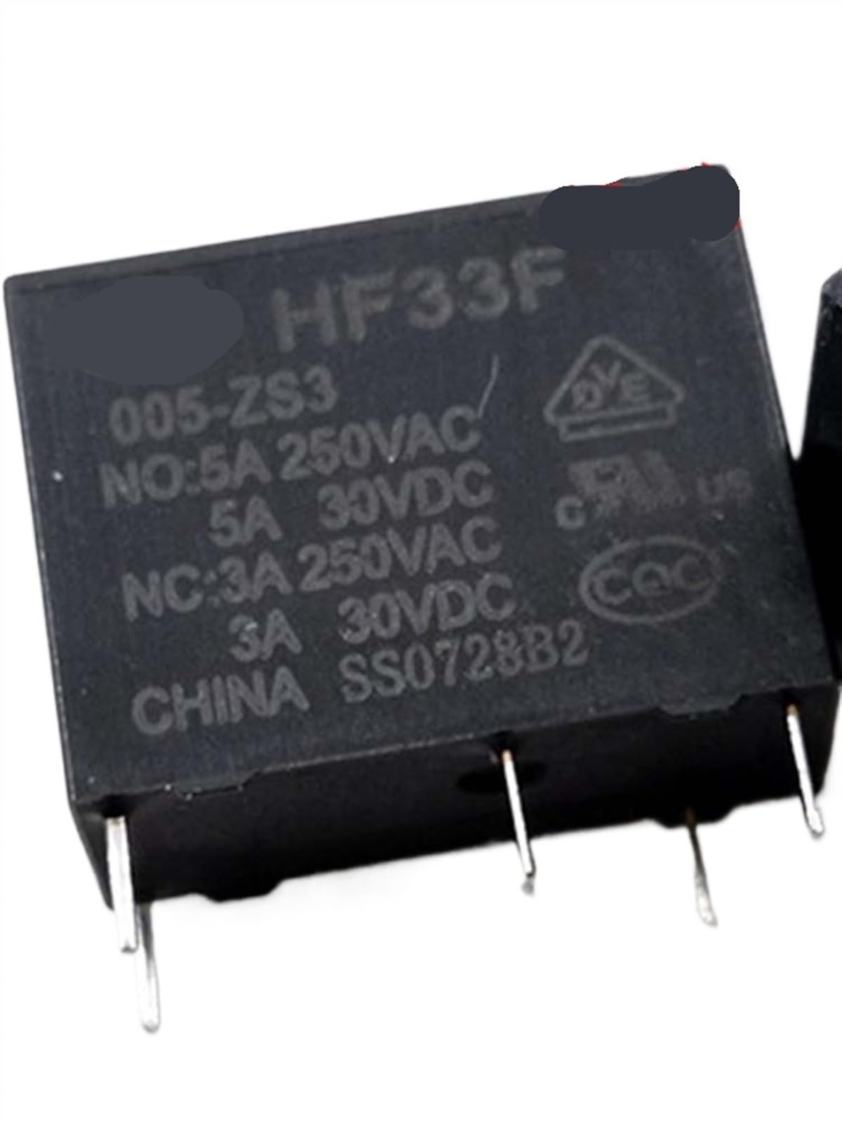 YLQUXEUV 2 PCS 5V Relay HF33F 005-ZS3 5VDC 5Pins